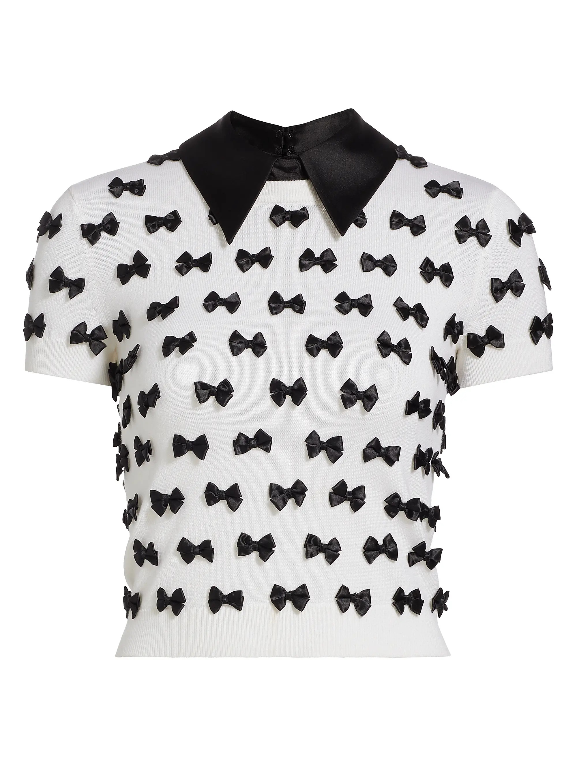 Ciara Bow-Embellished Sweater | Saks Fifth Avenue