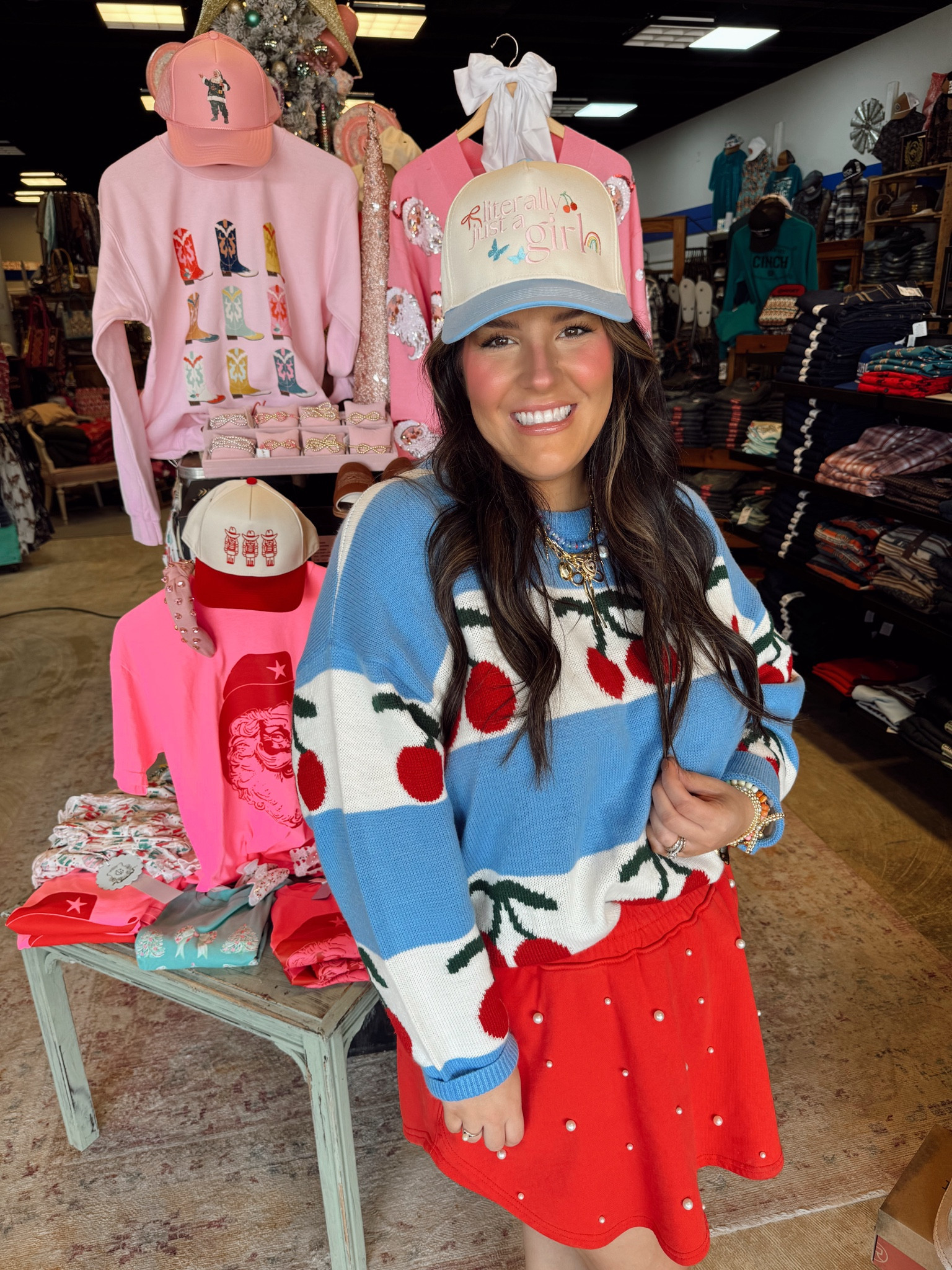 My fav blush & bronzer stick on sale dibs beauty this week!!! And my fav lippies i use everyday are 20% off too! RUN✨🍒✨💄🦋💋

Moore Jewlz jewelry follow my insta @moorejewlz 
& follow our store on insta to shop my outfit & trucker @cartwrightswesternwear 💖 

#LTKSaleAlert