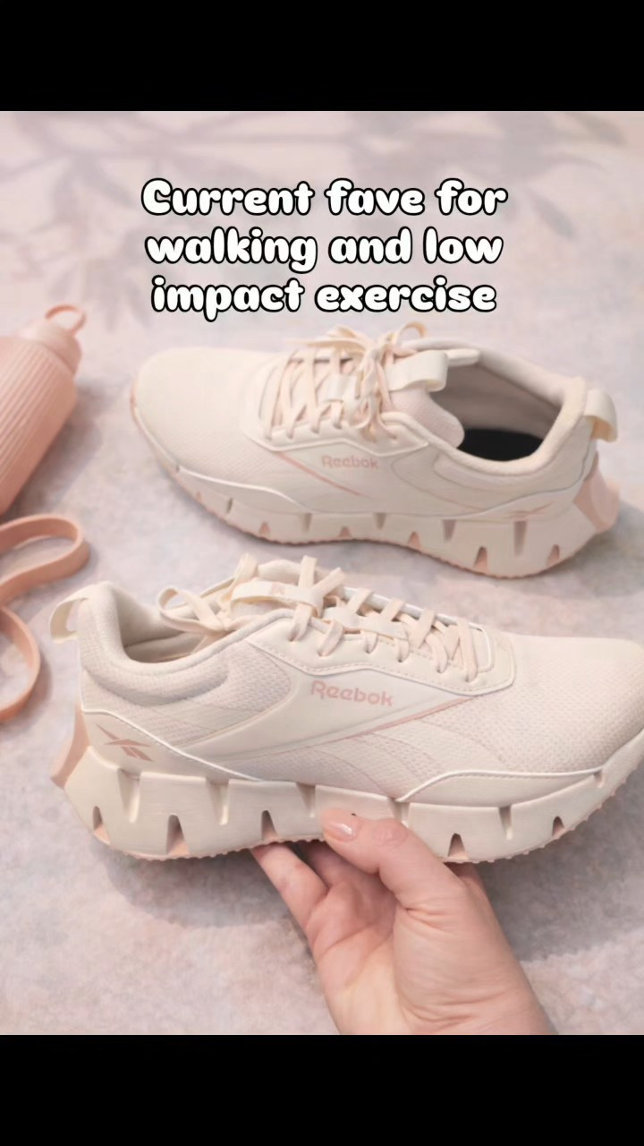 Currently loving these Reebok Zig Dynamica sneakers for walking and low impact exercise. Super comfortable and fit true to size. Mine are the pink stucco colorway. #workout #workoutshoes #walkingshoes

#LTKfitnessgoals #LTKselfcare #LTKActive