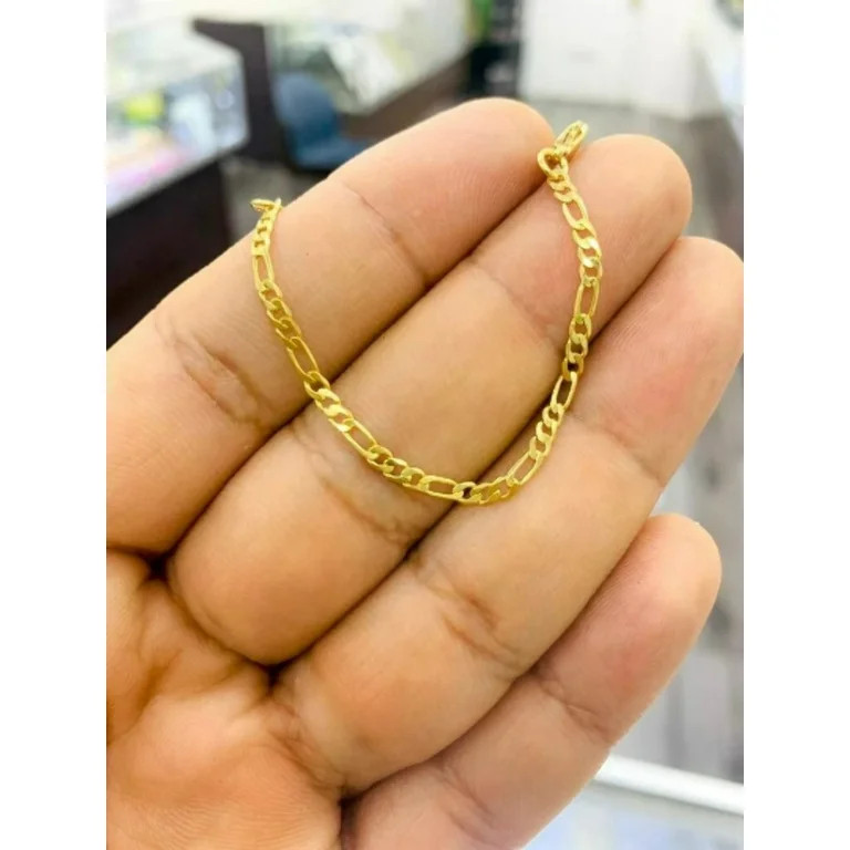 Baby Bracelet Girls Boys Jewelry Toddler Figaro 14K Gold Filled Pulsera 5" | Walmart (US)