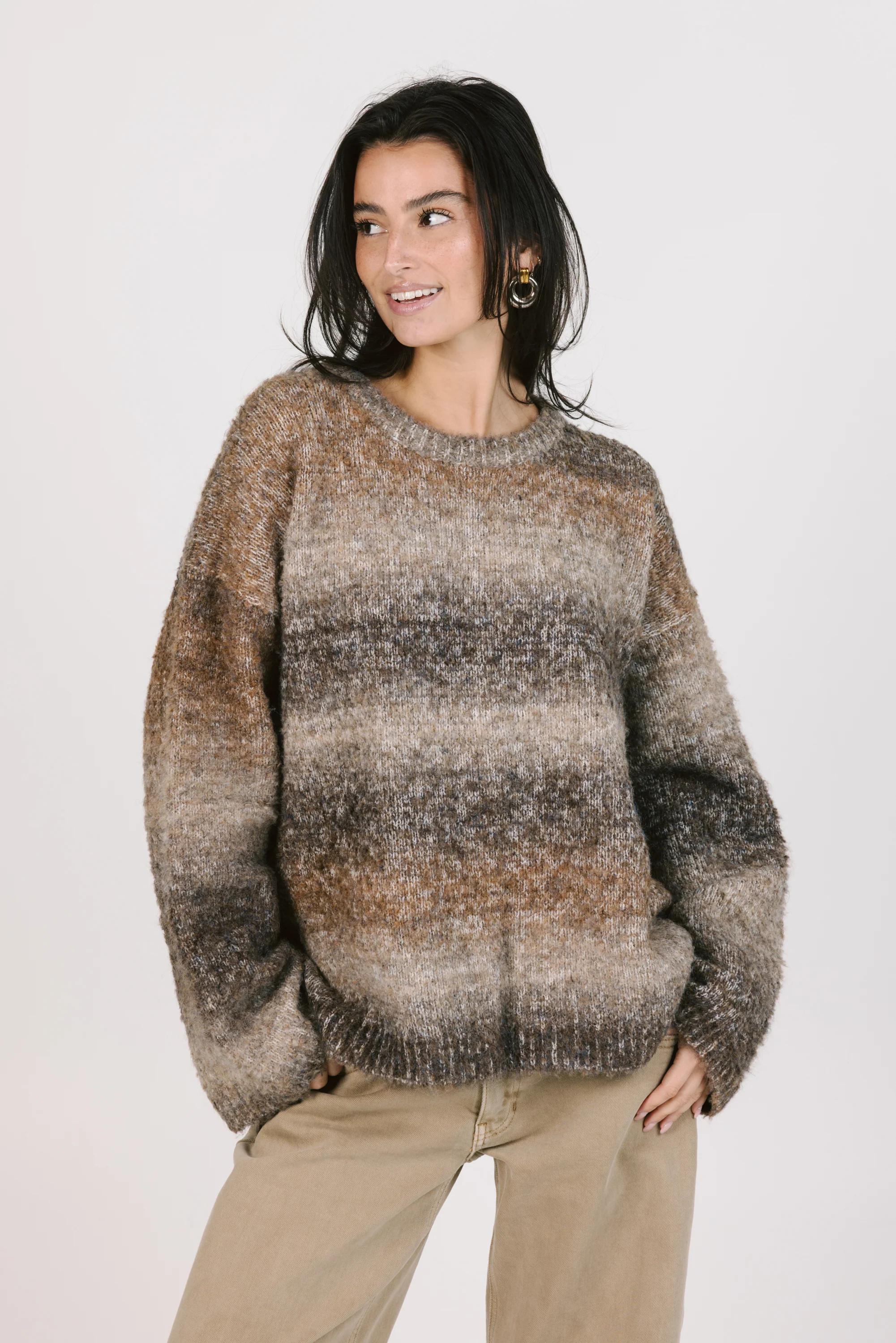 Brynn Sweater in Brown | Grey Bandit