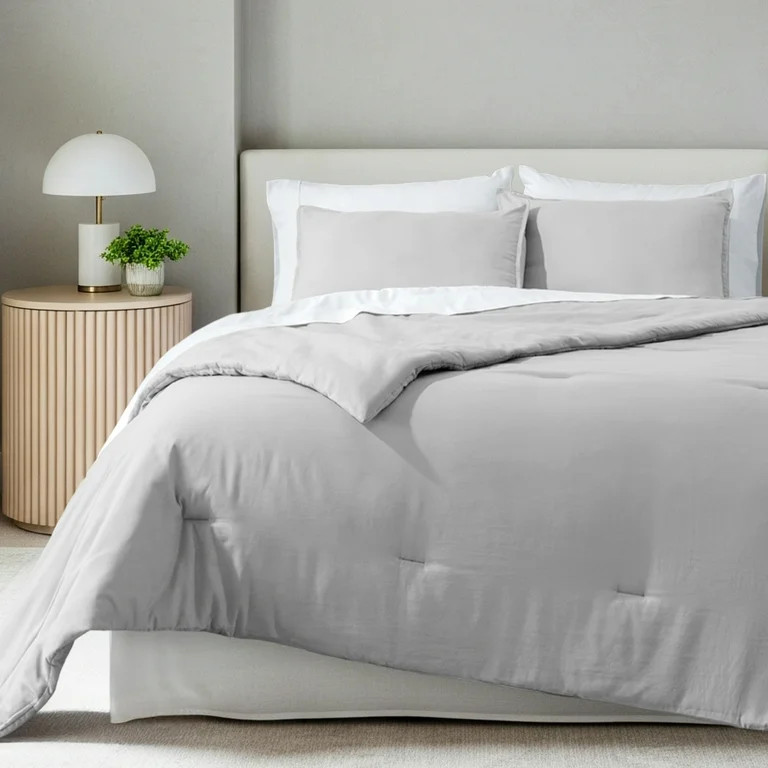 Bare Home Down Alternative Comforter Set - 2-Pieces - All Seasons - Twin/Twin-XL, Cloud Gray | Walmart (US)
