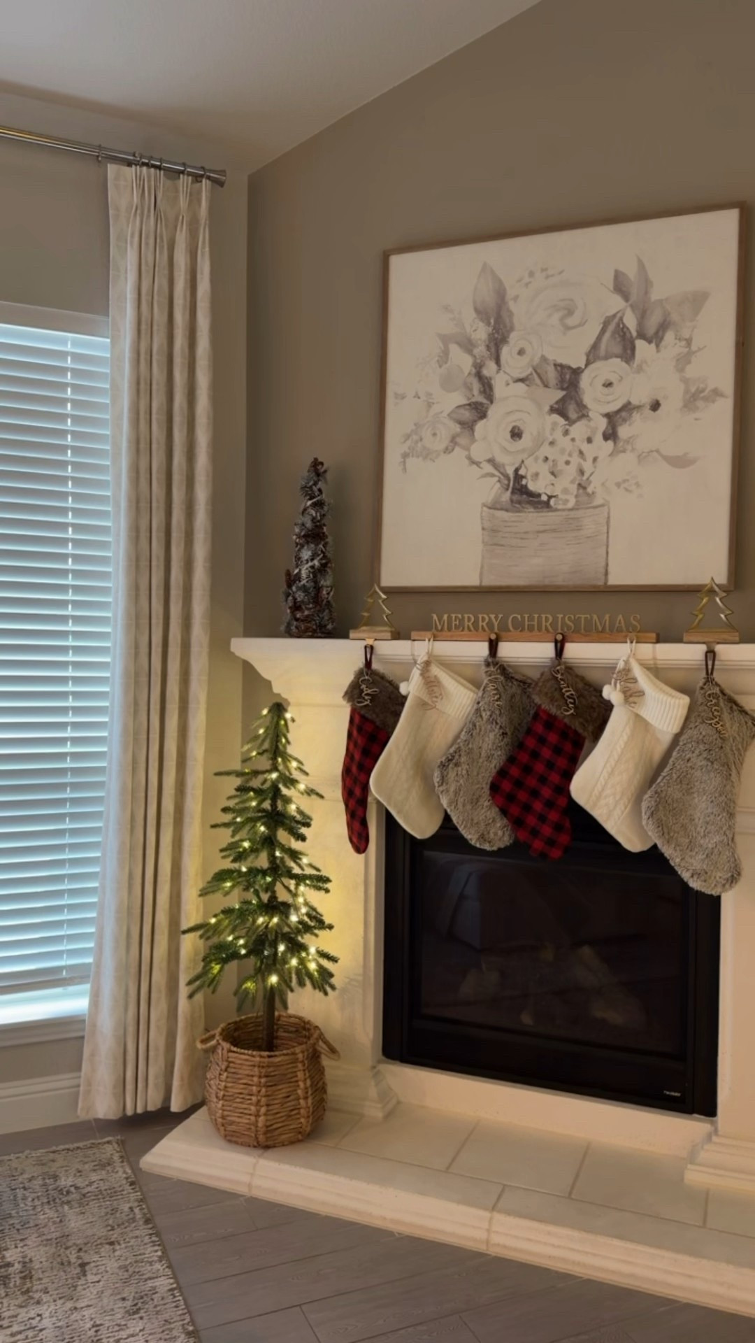 Merry Christmas Stocking Holder • Stocking name tags • Samsung Santa digital art • Christmas decor 

#LTKCyberWeek #LTKHoliday #LTKHome