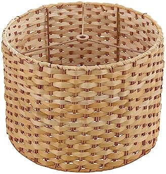 Aspen Creative 31602, Drum Spider Lamp Shade, Natural Banana Leaf, 12" Top x 12" Bottom x 9" Heig... | Amazon (US)