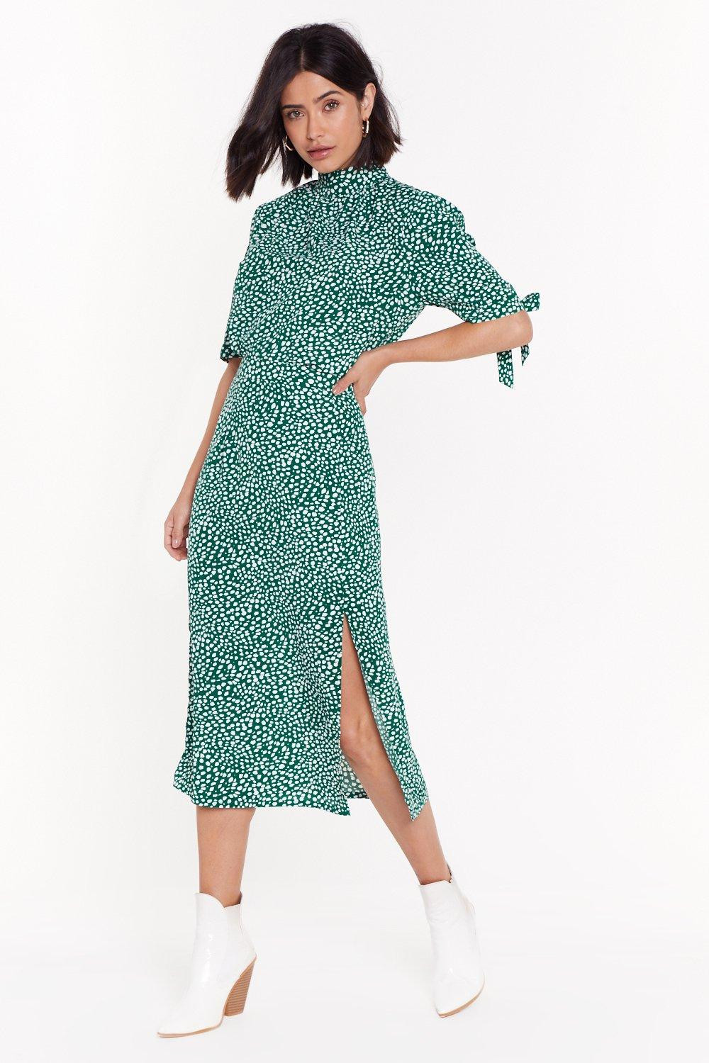 Womens Can You Spot High Neck Top - Green | NastyGal (US & CA)