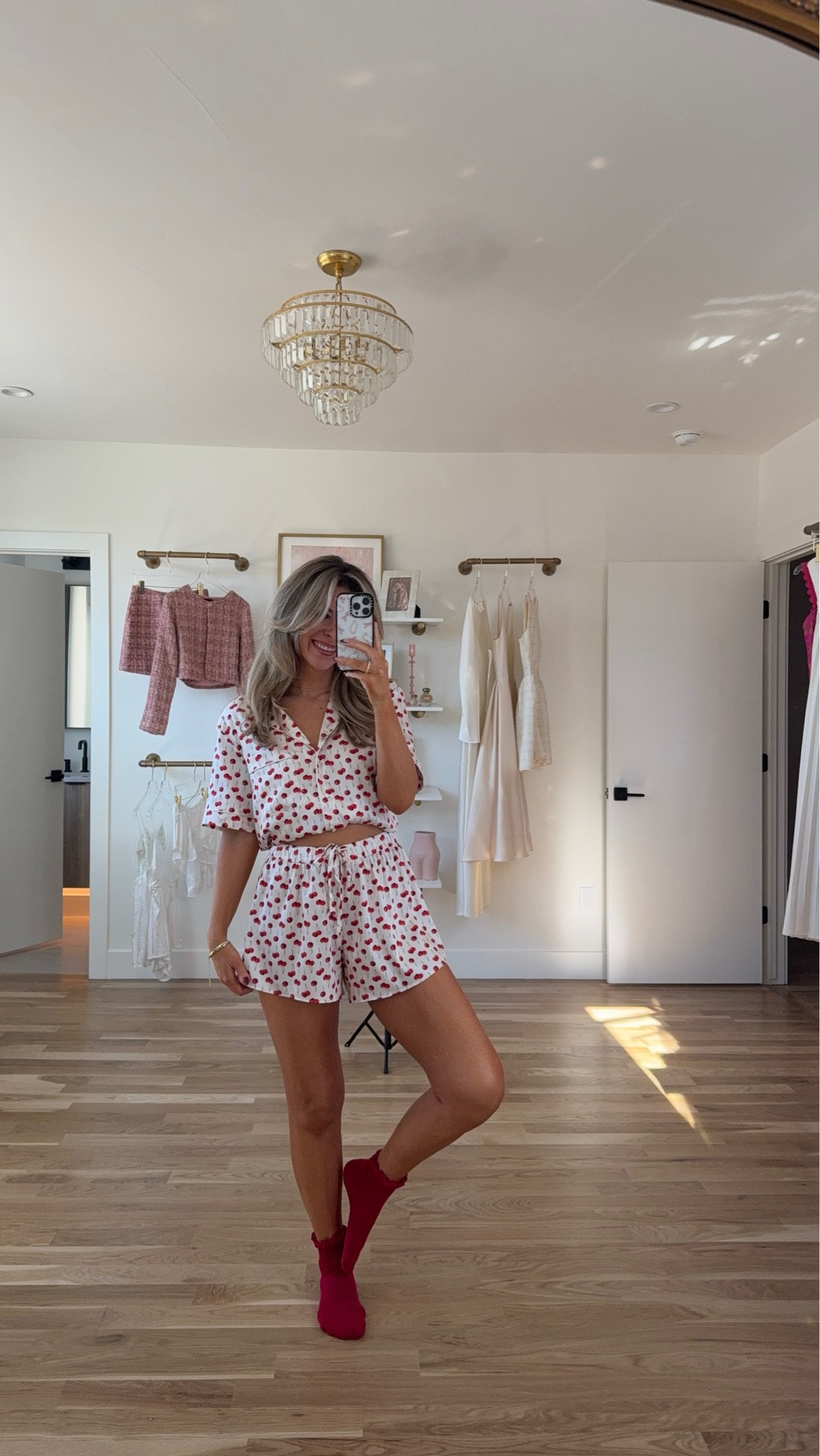 Cherry pajama short set Valentine’s Day pajama sleep set comfy at home valentines date look

Wearing my usual smalls. 


#LTKSeasonal #LTKFindsUnder50 #LTKStyleTip