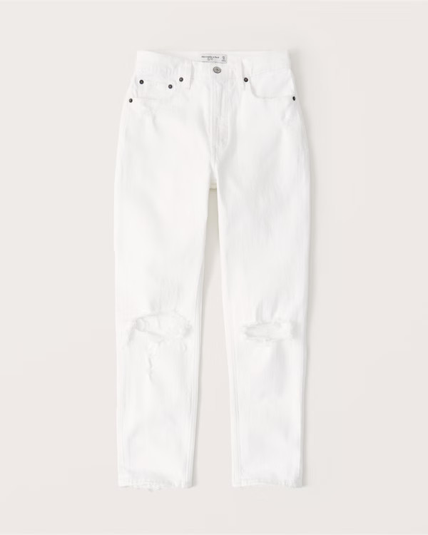 High Rise Mom Jeans | Abercrombie & Fitch (US)