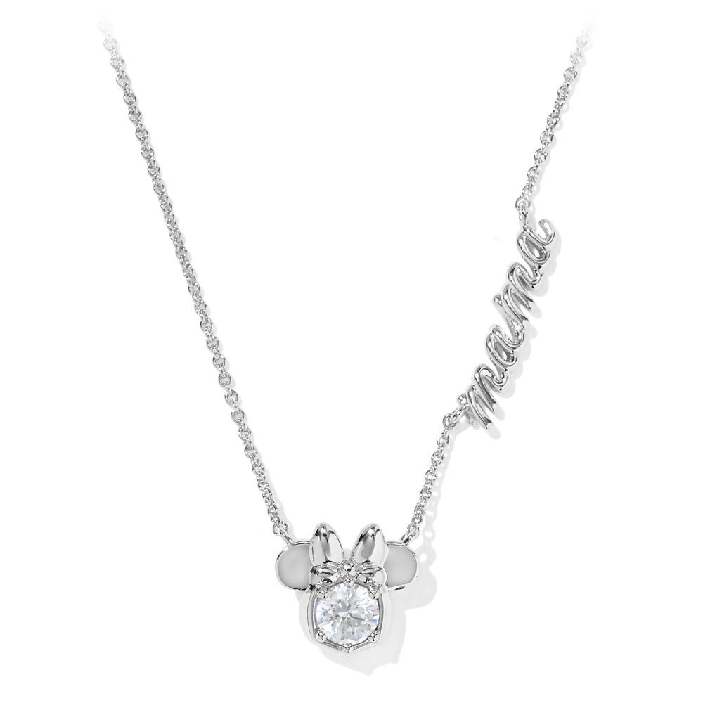Minnie Mouse ''Mama'' Fixed Pendant Necklace by Kendra Scott | Disney Store