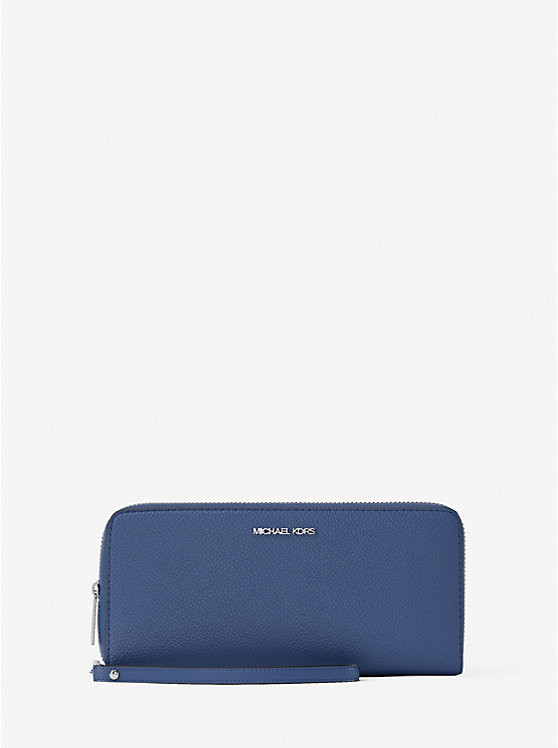 Large Pebbled Leather Continental Wallet | Michael Kors US