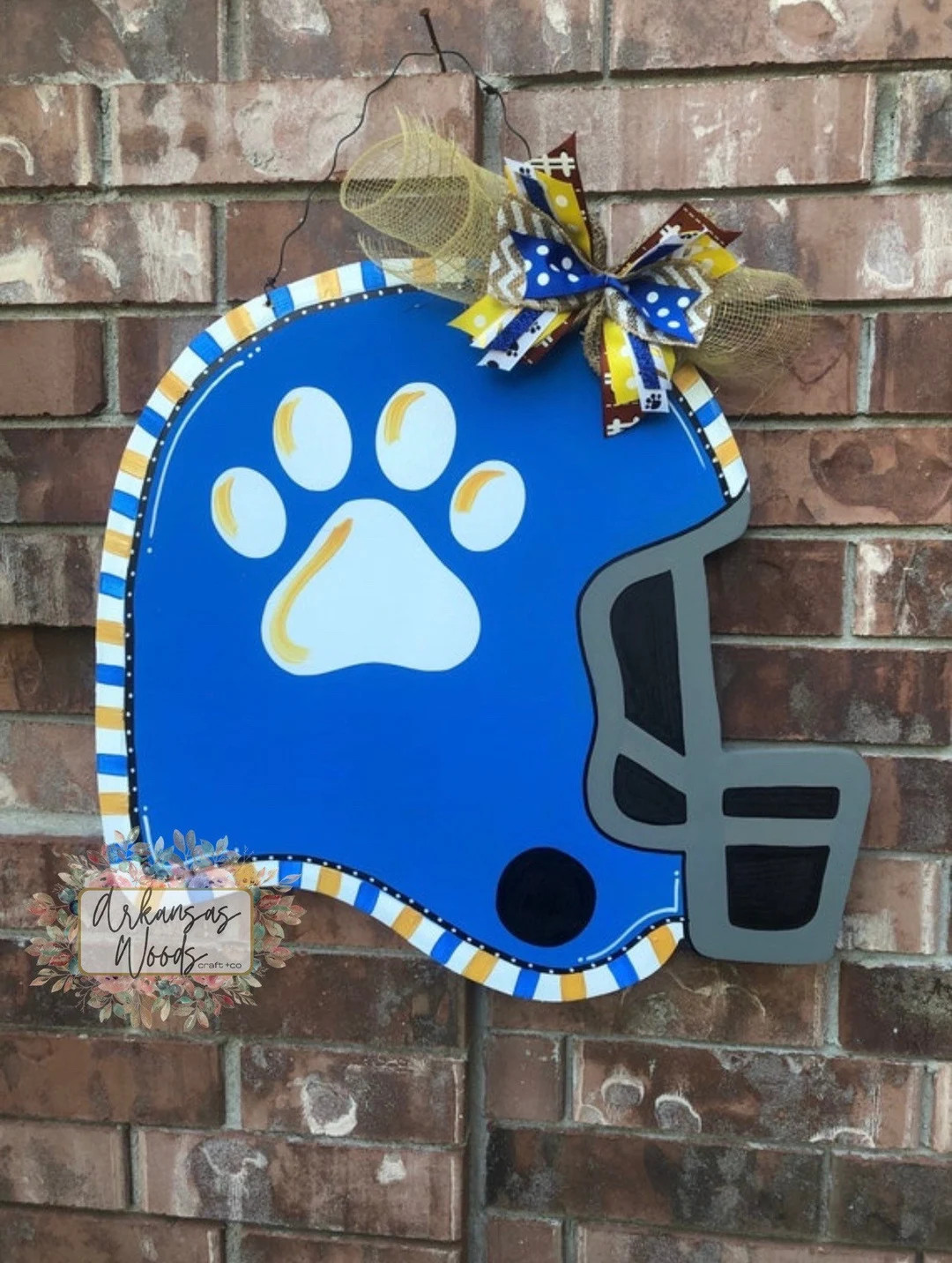 Football Door Hanger Football Wreath Football Decor - Etsy | Etsy (US)