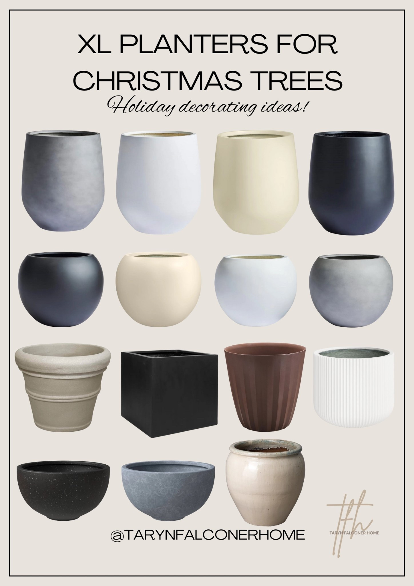 Christmas tree planters🌲

Instead of using a traditional Christmas tree collar grab one of these oversized planters to create a stunning look this holiday season🫶🏼

#christmastree #christmas #planter #holidaydecorating #holidaydecor #christmasdecor #oversizedplanter #christmasdecorating #seasonal #decor

#LTKHome #LTKHoliday #LTKSeasonal