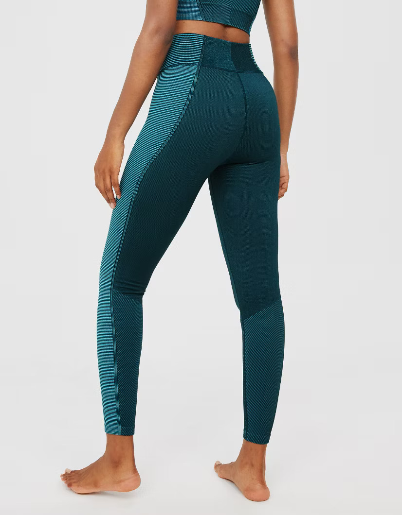 OFFLINE By Aerie Seamless High Waisted Two Tone Legging | Aerie