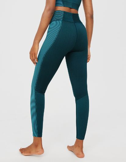OFFLINE By Aerie Seamless High Waisted Two Tone Legging | Aerie