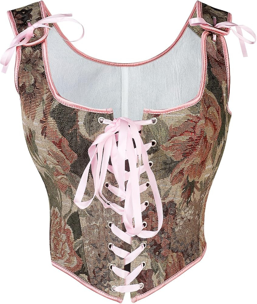 Women's Renaissance Corset Bustier Tops for Women | Amazon (US)