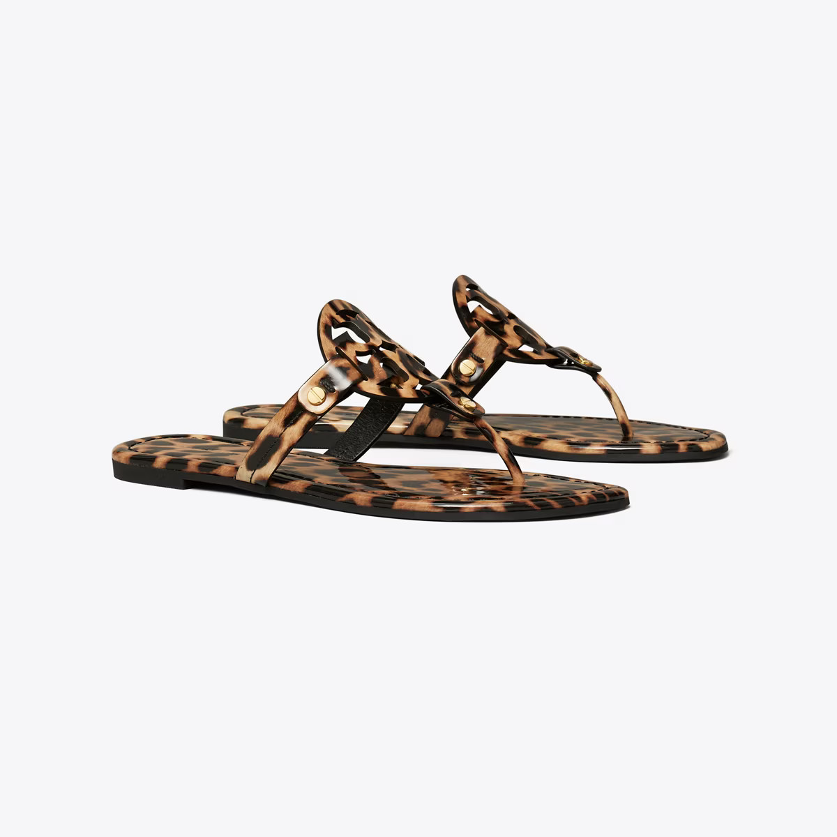 MILLER PRINTED PATENT SANDAL | Tory Burch (US)
