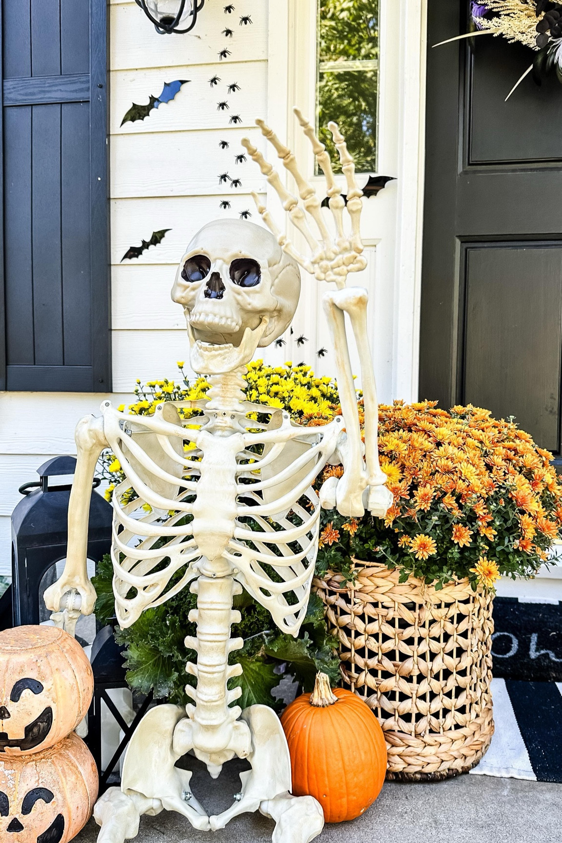 DIY Glow in the Dark Cement Pumpkins 🎃 

I’m a little over the plastic-y nature of Halloween decorations. I wanted some different textures and a little more character to change up the front porch! So how about some cool glow in the dark pumpkins that will ACTUALLY LAST year after year…and can even double as flower pots!! ✨

Comment CEMENT for all the links, tutorial, and some extra tips sent straight to your DMs for this very cool DIY project! 

#diyhalloweendecorations #halloweendecor #cementpumpkins