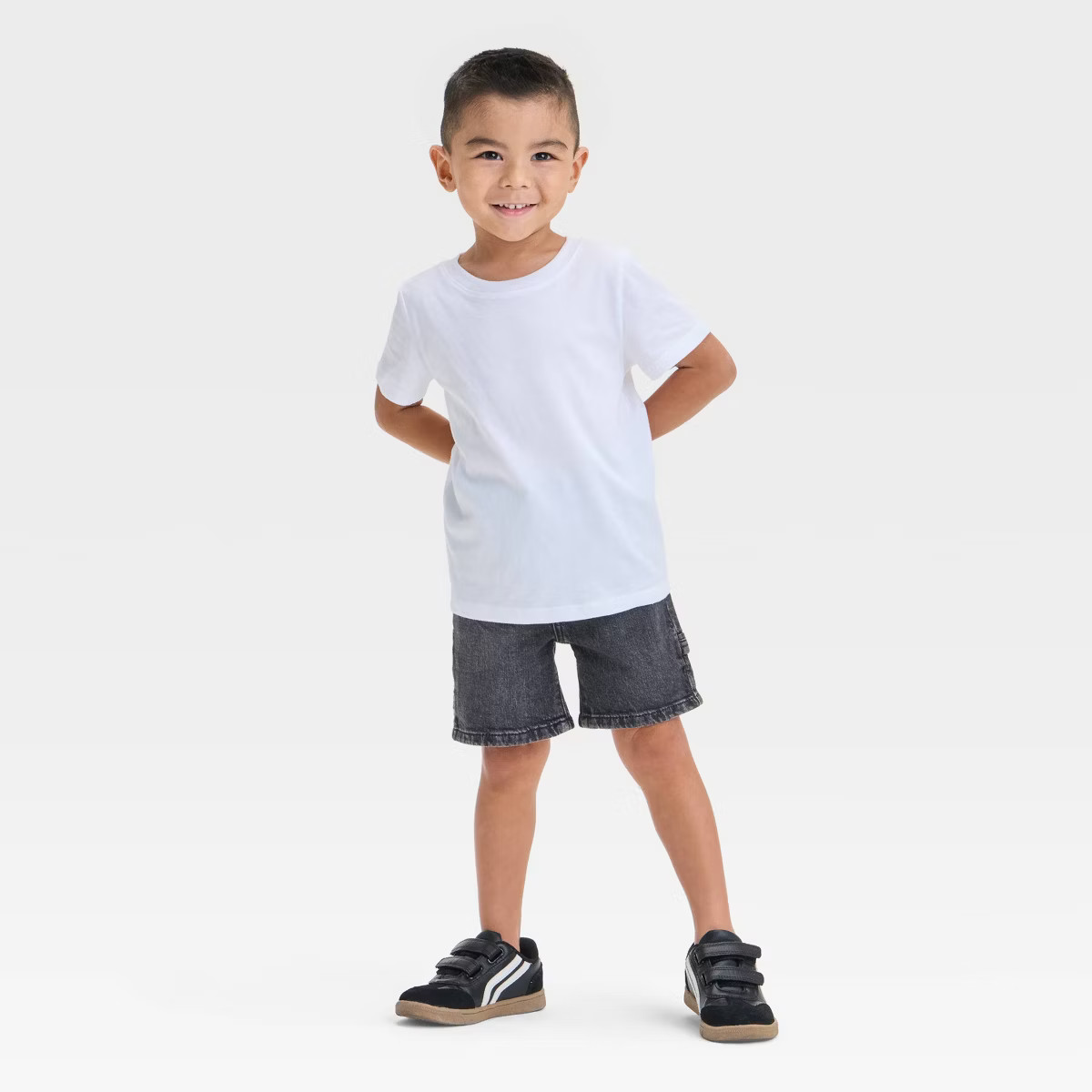 Toddler Boys' Short Sleeve Solid T-Shirt - Cat & Jack™ | Target