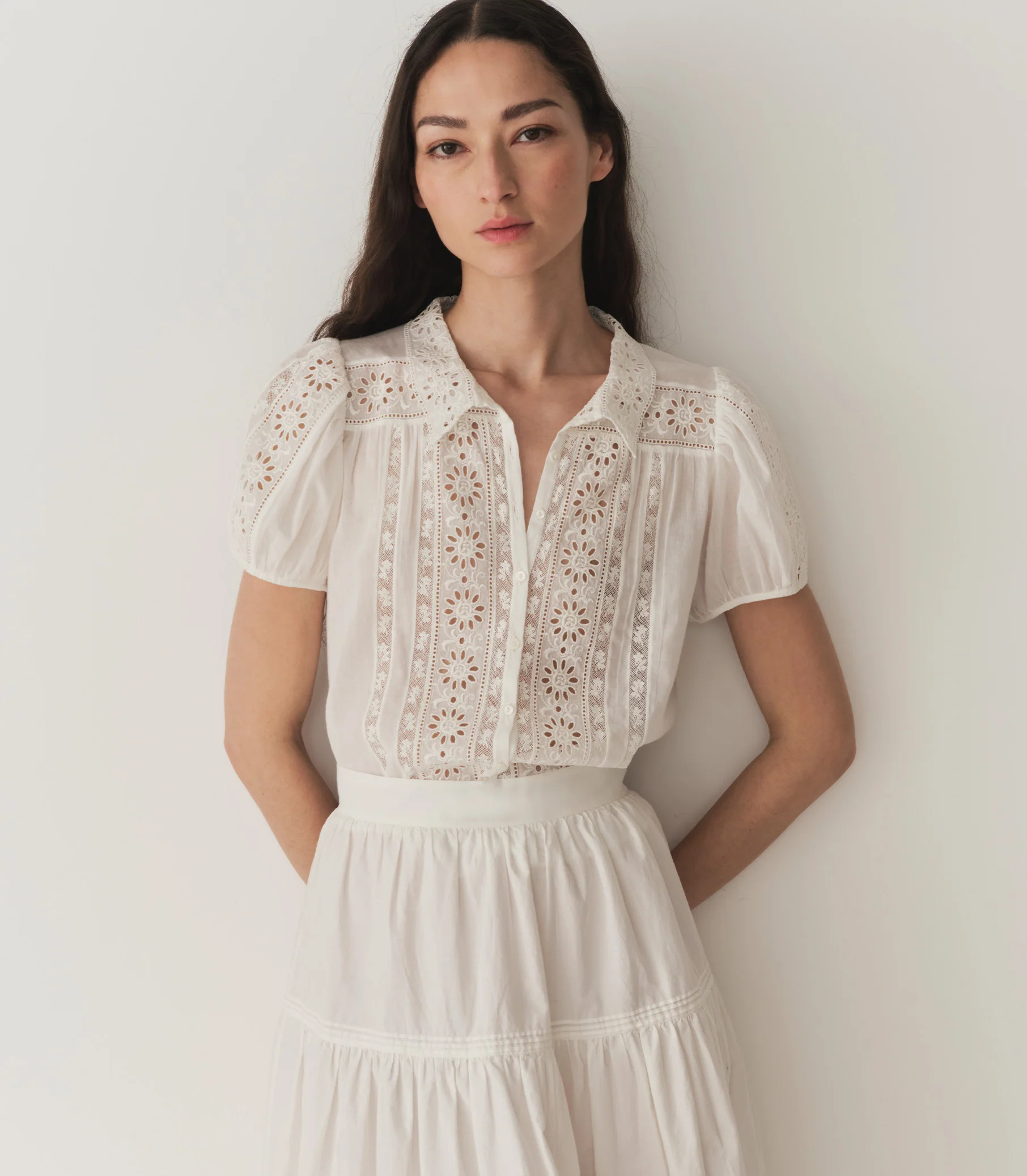 Leigh Top - Salt | DÔEN | DOEN