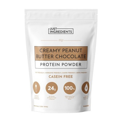 Just Ingredients Creamy Peanut Butter Protein Mix - 1.22lb - 15 servings | Target