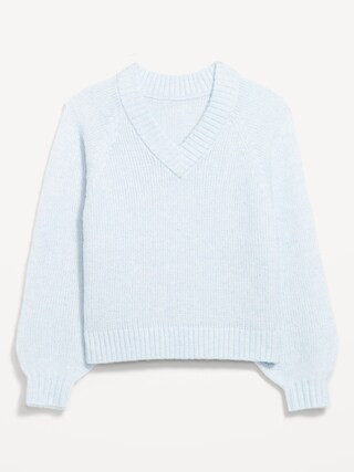 Cozy Cropped V-Neck Sweater | Old Navy (US)