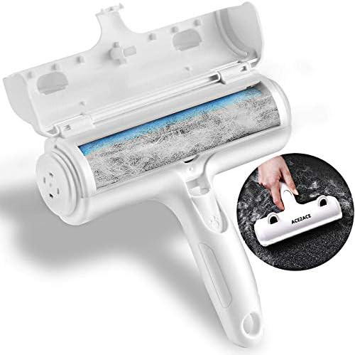 ACE2ACE Pet Hair Removal Tool, Reusable Lint Roller for Pet Hair, Self Clean Cat Hair Remover wit... | Amazon (US)