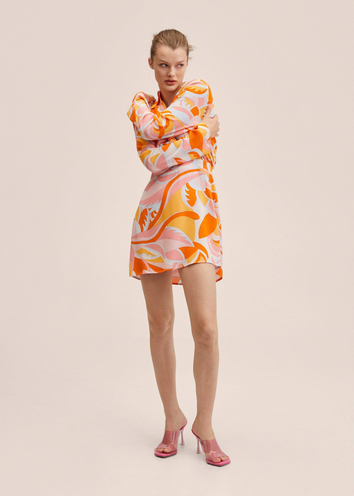 Flowy printed dress | MANGO (US)