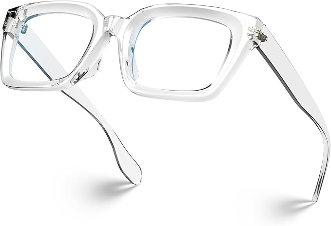 VISOONE Chunky Square Blue Light Blocking Glasses with Anti Computer Glare for Working Women Men ... | Amazon (US)