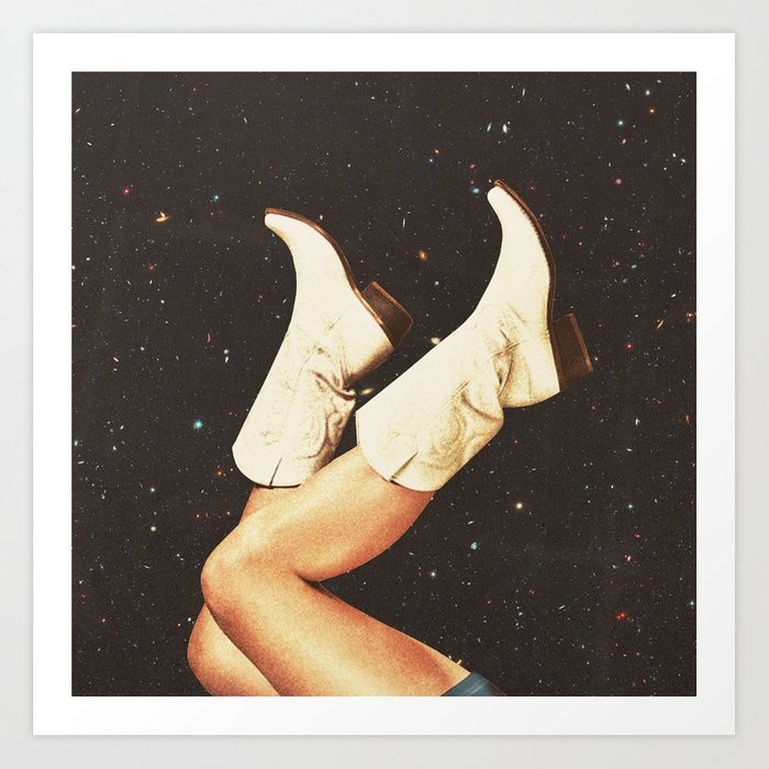 These Boots - Space Art Print | Society6