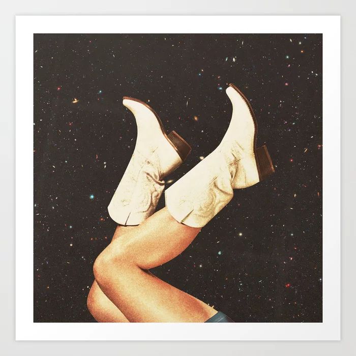 These Boots - Space Art Print | Society6