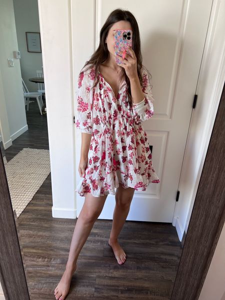 Free people, boho romper, beach style, summer style, trending fashion, spring finds, vacation style, resort wear, swim coverup, sandals, beach bag, vacation outfit, wedding guest, white dress, floral dress 

#LTKunder100 #LTKstyletip #LTKunder50