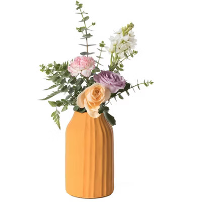 Uniquewise Modern Farmhouse Home Décor Accents; Living Room Décor, 5" Vase, Boho Vases for Deco... | Target