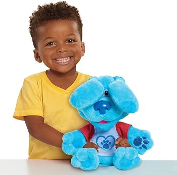 Blue’s Clues & You! Blowing Kisses Blue Feature Plush Stuffed Animal with Sounds and Movement, ... | Amazon (US)