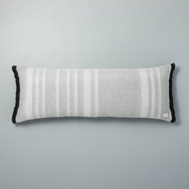 Variegated Stripe Lumbar Throw Pillow - Hearth & Hand™ with Magnolia | Target