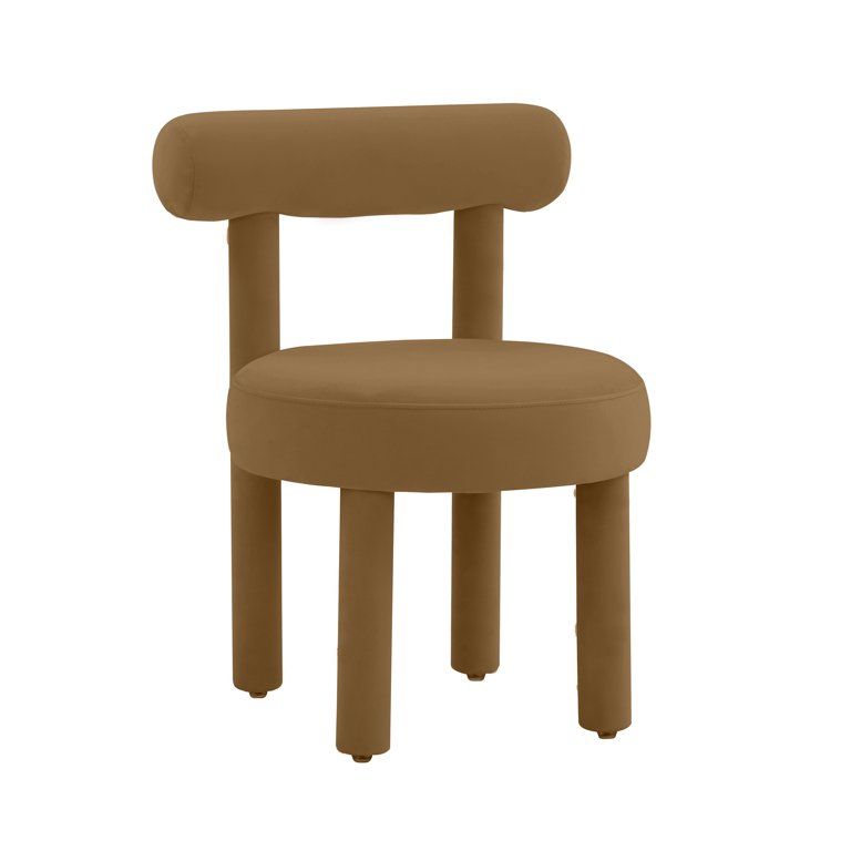TOV Furniture Carmel Cognac Velvet Chair | Walmart (US)