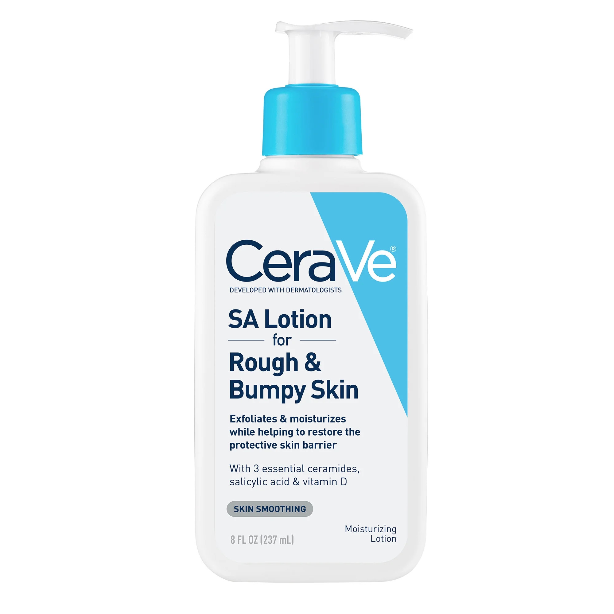 CeraVe SA Body Lotion for Rough & Bumpy Skin with Salicylic Acid To Improve Skin Texture, 8 oz - ... | Walmart (US)