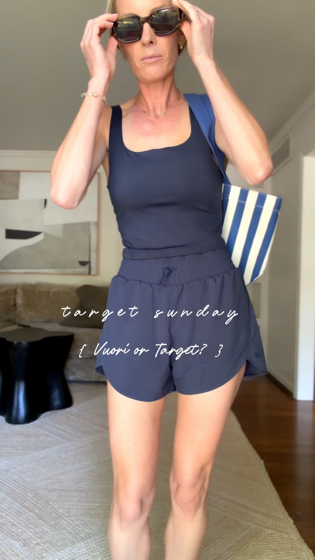 These sets 10/10 and I guarantee it’s just as good quality as Vuori or similar brands. 

Size smalls!