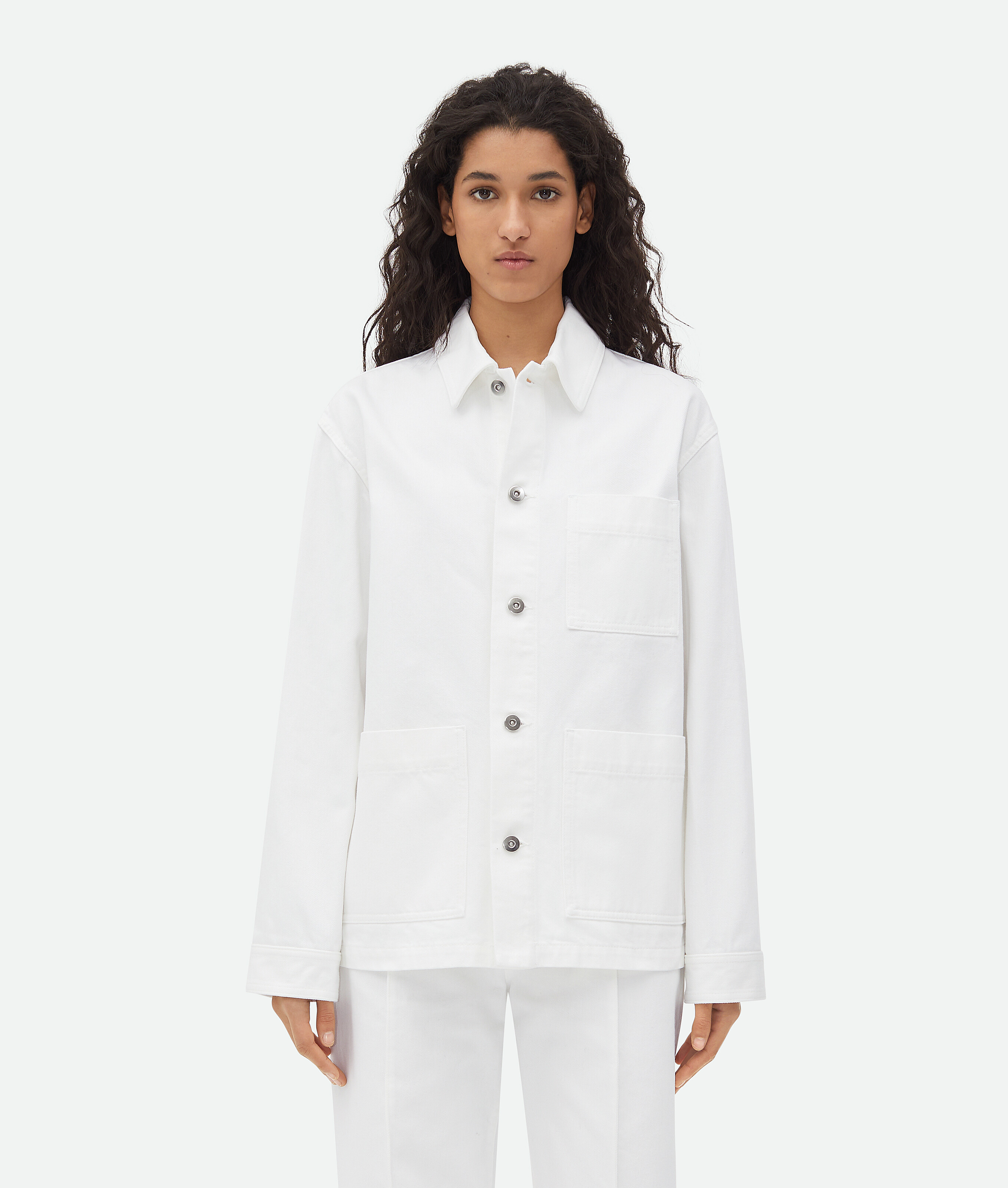 White Denim Jacket - Bottega Veneta | Bottega Veneta