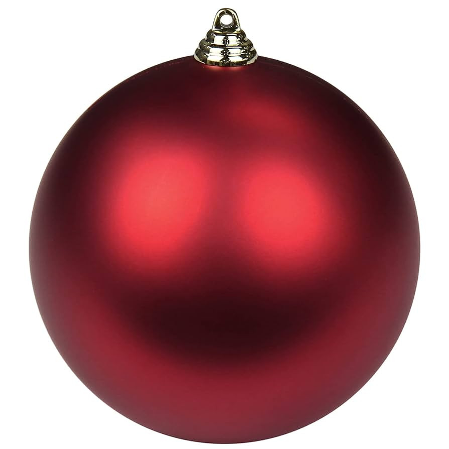Christmas Ornaments Balls 7.1" Large Christmas Decorations Xmas Tree Shatterproof Big Red Christm... | Amazon (US)