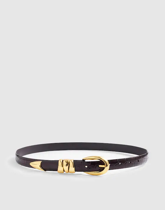 Triple Metal Keeper Belt | Madewell