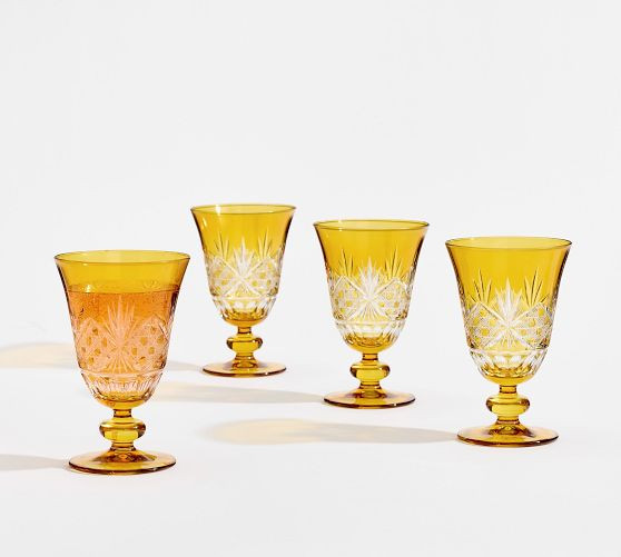Antique Cut Glass Goblets | Pottery Barn (US)