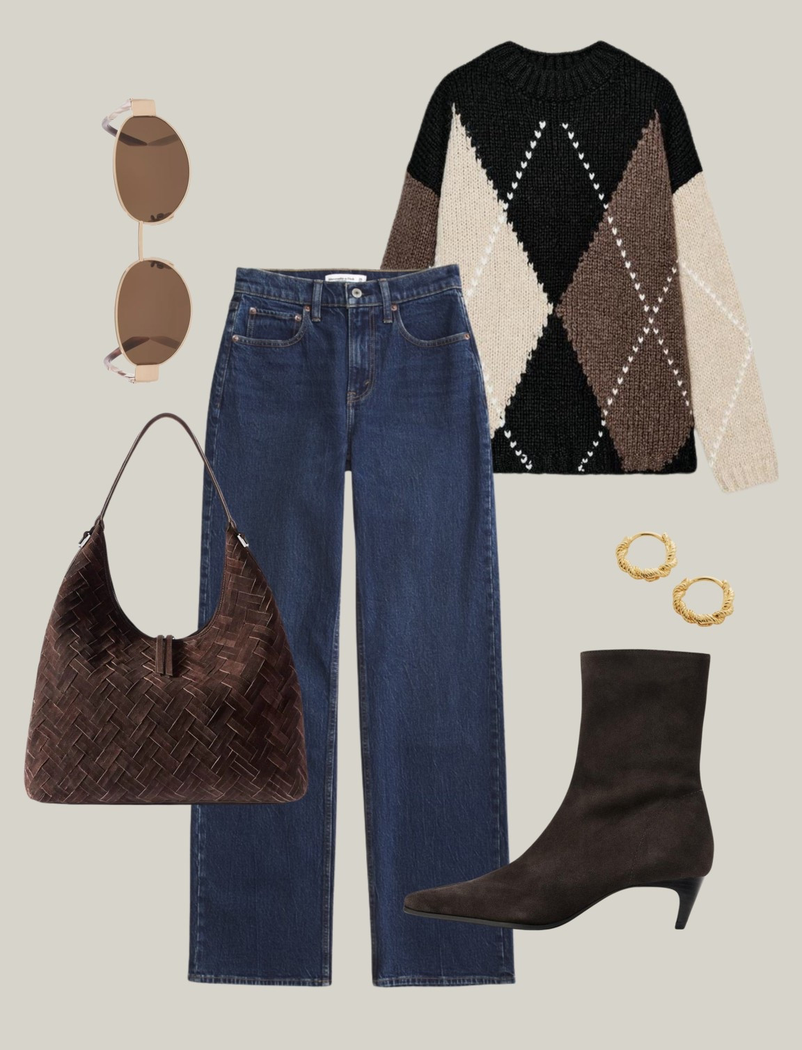 Autumn outfit inspo 🤎🍂

Abercrombie jeans / Zara knit / suede bag / ankle heeled boots / neutral style 

#LTKautumn #LTKuk
