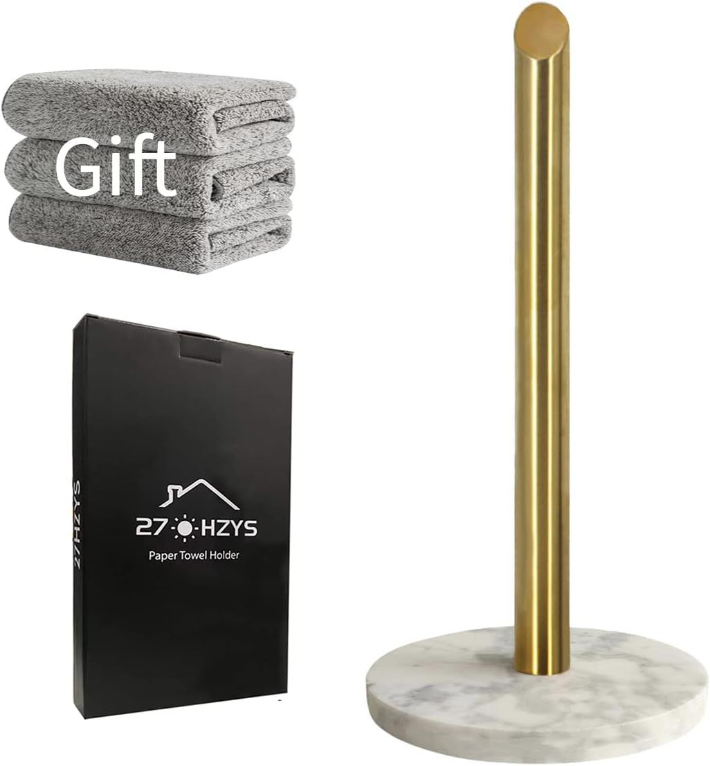 Paper Towel Holder, Gold Paper Towel Holder,Marble Paper Towel Holder, Paper Towel Holder countertop | Amazon (US)