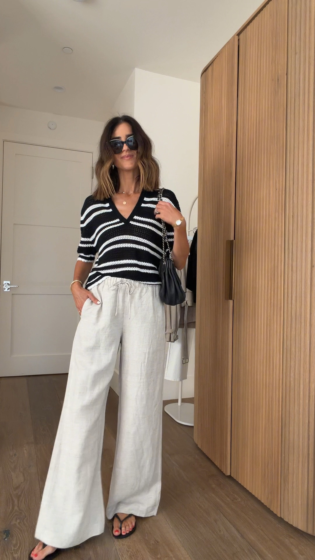 Today’s ootd ✨I’m  just shy of 5-7” wearing the size small striped top and size small regular pants from @Aritzia #stylinbyaylin #ayljn

#LTKSeasonal #LTKOver40 #LTKootd