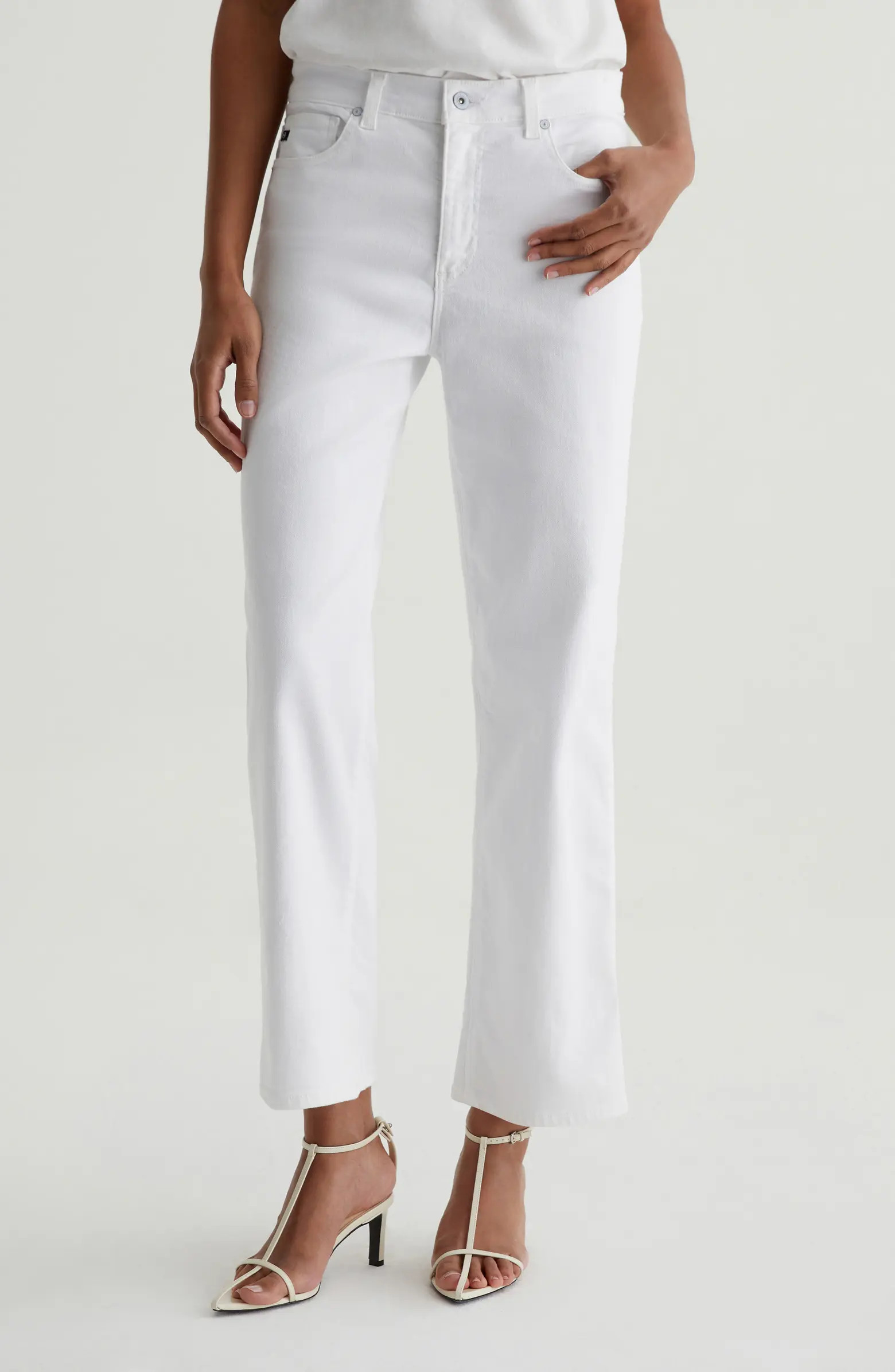 Brinley Mid Rise Ankle Straight Leg Jeans | Nordstrom