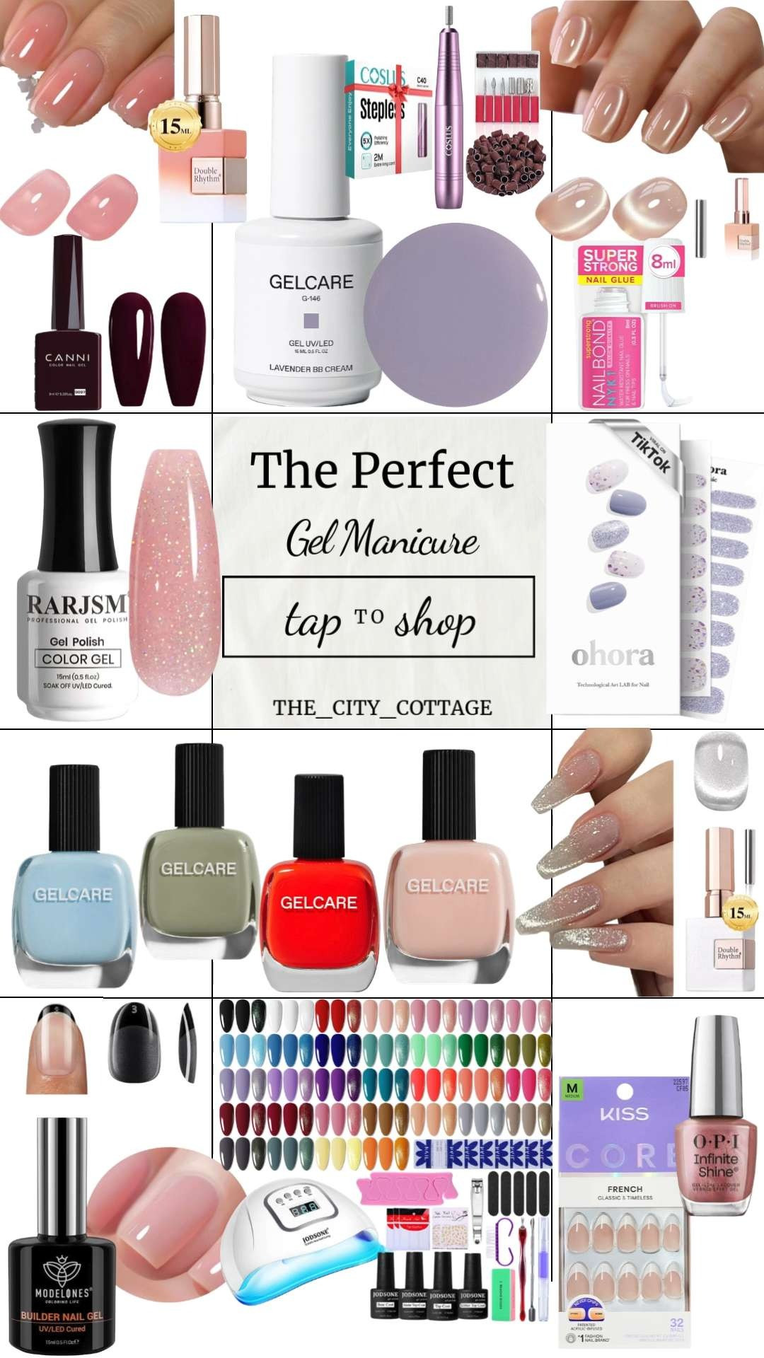 The perfect gel mani edit 💅🏻✨

Glossy neutrals, sheer milky pinks, deep burgundy, and subtle shimmer—everything you need for that salon-quality gel manicure at home. 

From semi-cured strips and press-ons to pro-level UV kits and high-shine top coats, this edit makes DIY nails feel elevated and effortless.

Whether you’re going clean-girl nude, classic French, soft lavender, or rich red… this is the glow-up your nail routine needed.

#gelnails #gelmanicure #athomenails #diygelnails #cleangirlnails #milkynails #frenchtips #pressonnails #nailinspo #glossynails #nudenails #beautyessentials #ltkbeauty #ltkitgirl 

 #LTKValentine #LTKgrwm #LTKBeauty