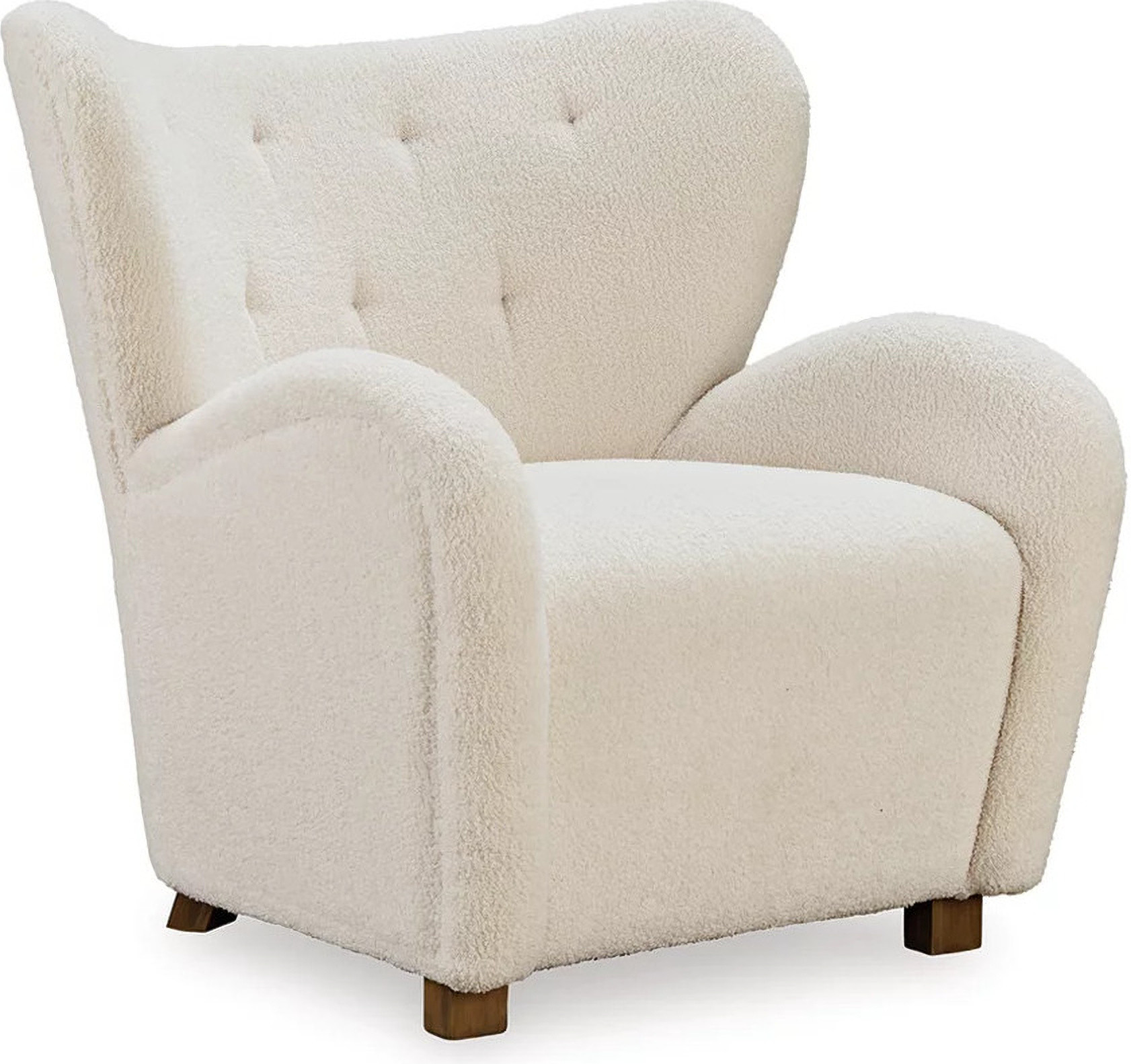 Larbell Accent Chair In Ecru | 1stopbedrooms
