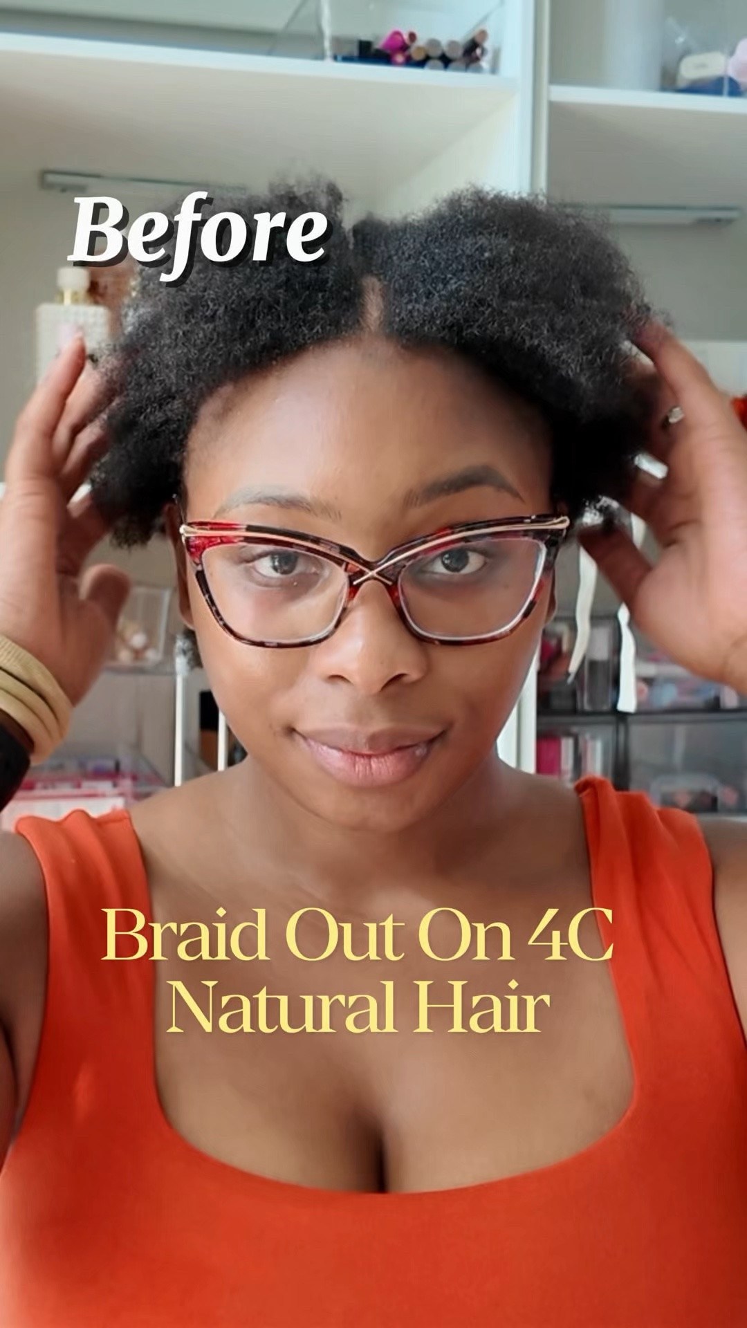 Braid out on 4C hair + products used. ✨

#LTKBeauty #LTKgrwm