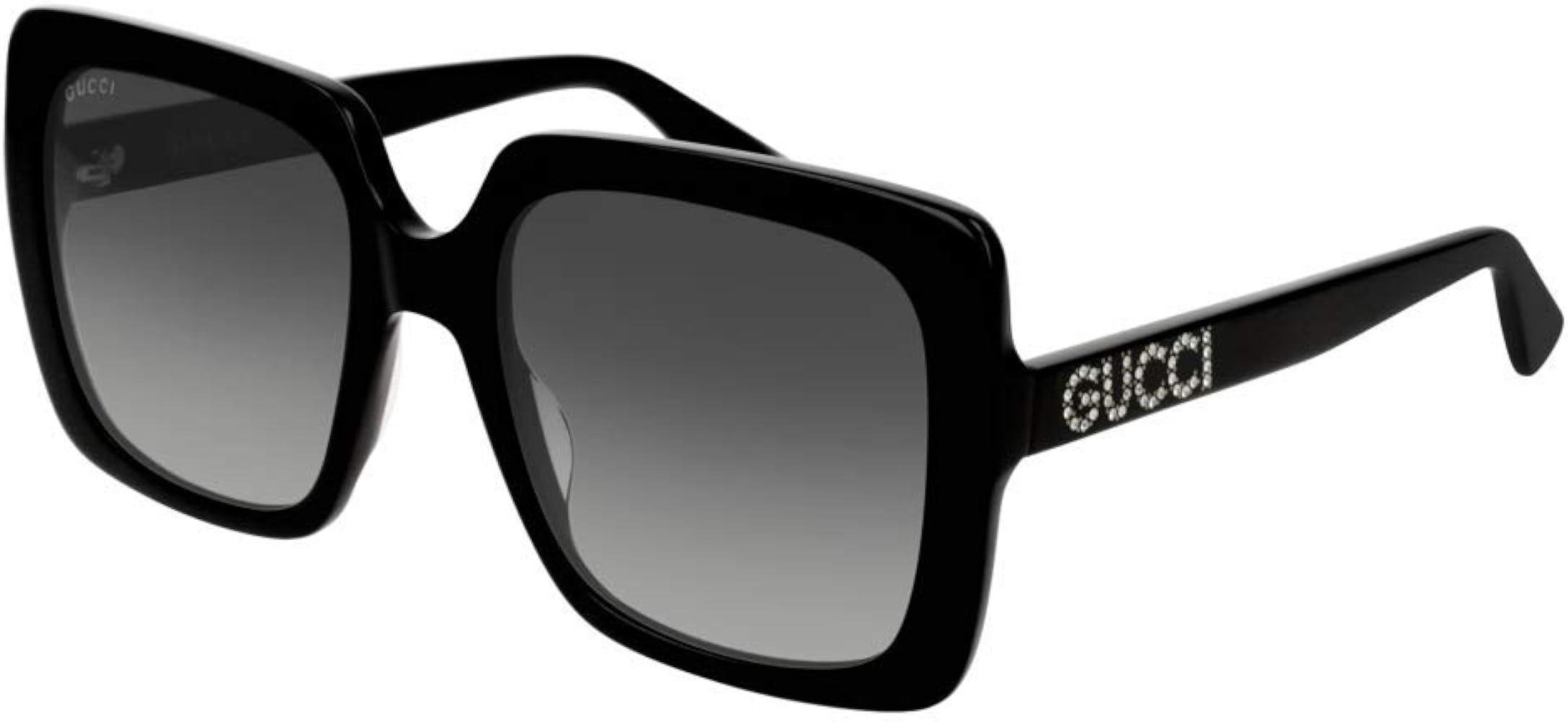 Gucci GG0418S Square Sunglasses For Women + BUNDLE with Designer iWear Eyewear Care Kit | Amazon (US)