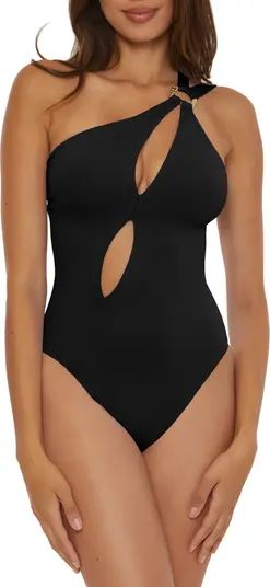 One-Shoulder Cutout One-Piece Swimsuit | Nordstrom