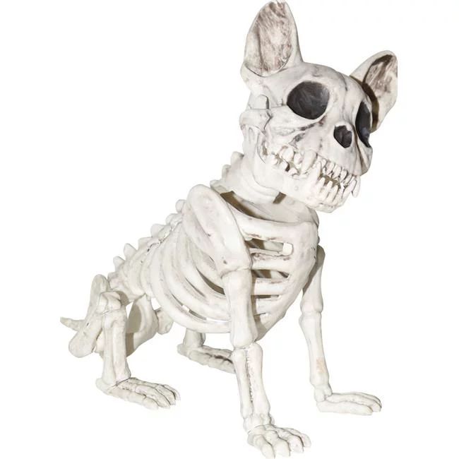11" Plastic French Bulldog Boston Terrier Dog Skeleton Halloween Prop Decoration - Walmart.com | Walmart (US)